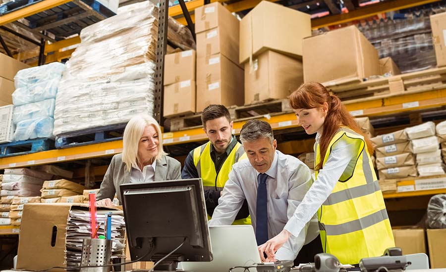 Warehouse inventory management supporting long-term B2B wholesale partnerships